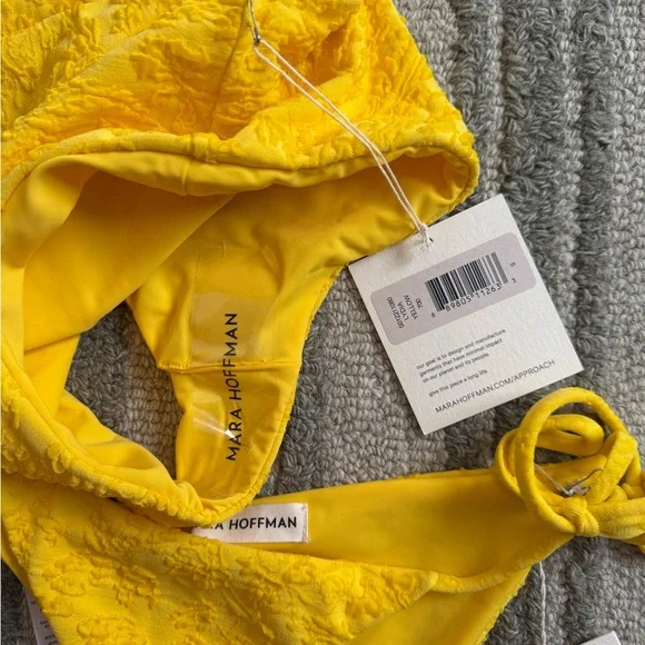 Mara Hoffman Yellow Bikini Set - Picture 4 of 6